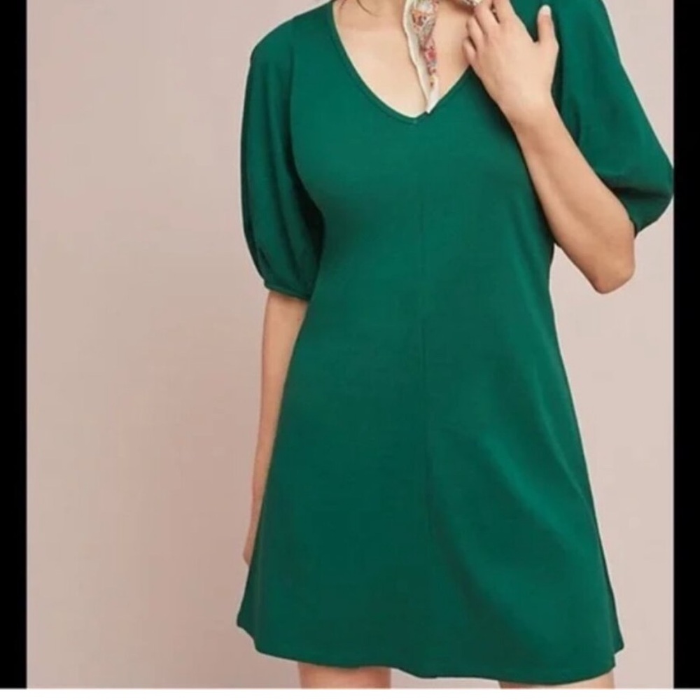 Velvet by Graham & Spencer Green Mini Dress